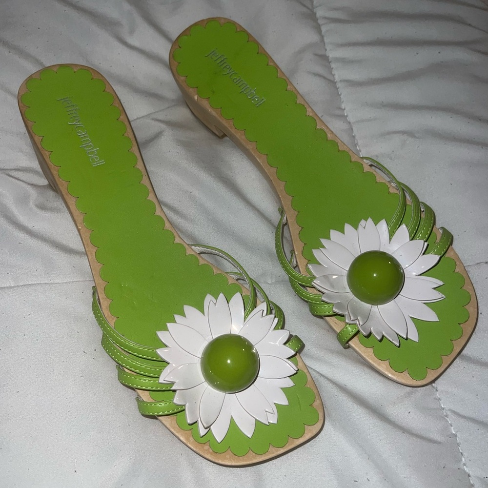 Jeffrey Campbell Sandals/Clogs - Green Sz 9